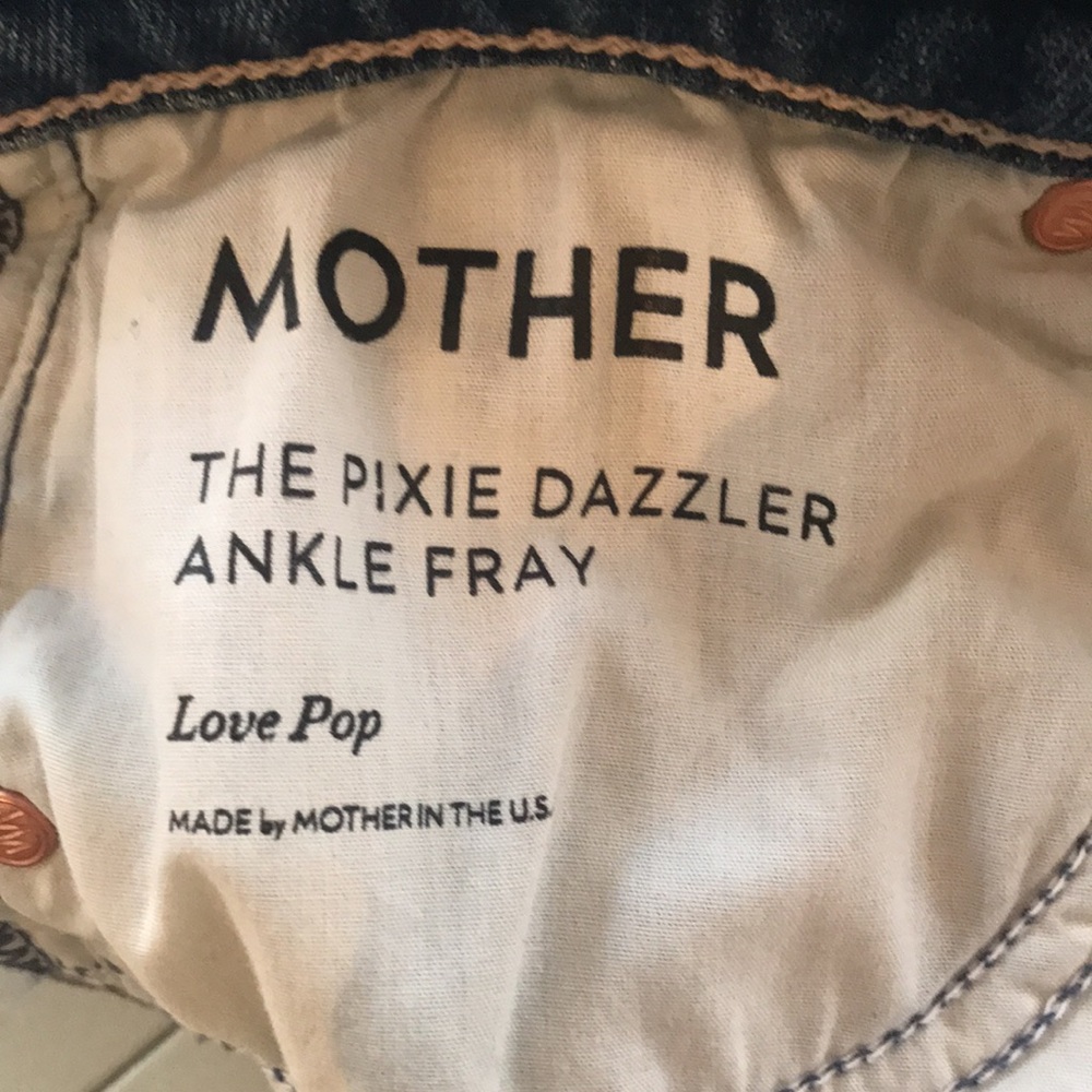 Mother The Pixie Dazzler Ankle Fray, Love Pop - Picture 10 of 12